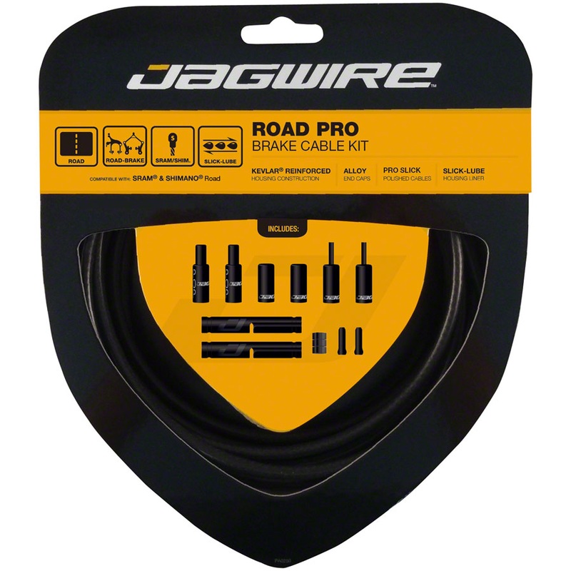 Jagwire Pro Brake Cable Kit Road SRAM/Shimano Stealth Black