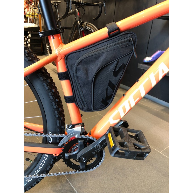 Antibacterial RPET Bike Big Triangle Top Tube Back Pouch Sports Outdoor Accessory Waterproof Professional Cycling Accessories ODM & OEM Grs BSCI Sedex BRC