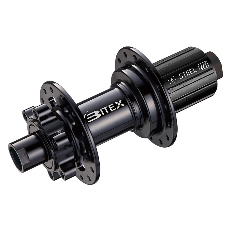 Bitex Hub Rear 6B Disc (MTR12E) 12x142mm TA HG 32h Black