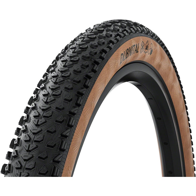 Continental Dubnital Tire – 29 x 2.40 Tubeless Folding BLK/Transparent Rapid Trail Casing E25