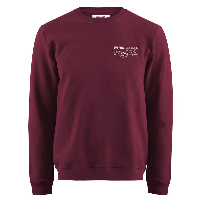 Felpa Gran Fondo Strade Bianche Altimetrie Sterrati