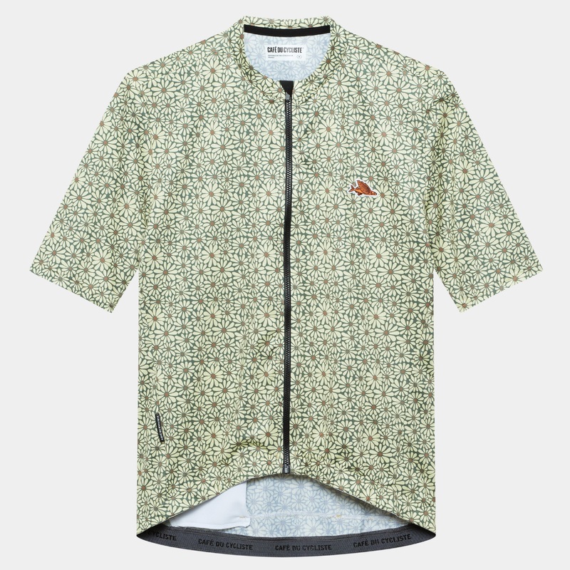 Maglia Cafe du Cycliste Fleurette – Verde