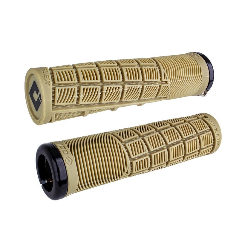 ODI Reflex v2.1 Lock-On Grips – Black/Tan
