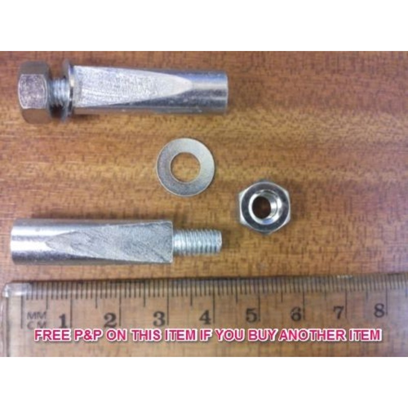 PAIR BIKE COTTER PINS FOR VINTAGE BICYCLE COTTER PINS STANDARD 9.5mm MILLED NOS