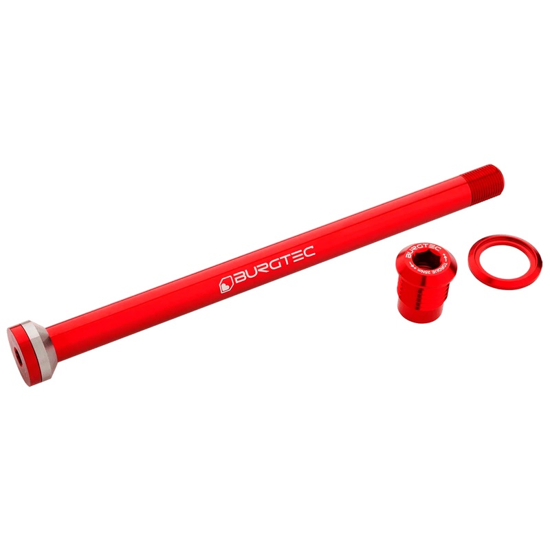 Burgtec Transition 175mm UDH Rear Axle Race Red