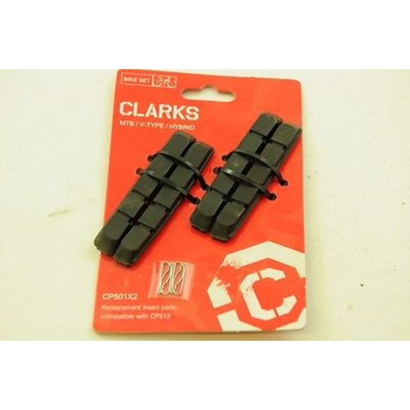 CLARKS PACK 4 REPLACEMENT BIKE BRAKE PAD INSERTS SUITABLE FOR CP513 BRAKES