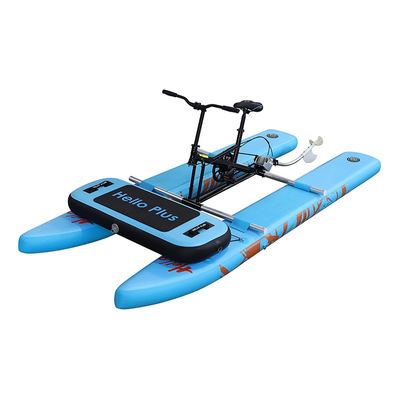 OEM Inflatable Water Bike with Pedal System and Double Floats Portable Pedal Boat for Lake and Resort Use Sup Board Customized Factory Price