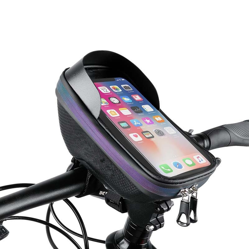 Outdoor Sports Cycling Frame Bag Riding Handlebar Bag Travel Bike Touch Screen Phone Bicycle Bag