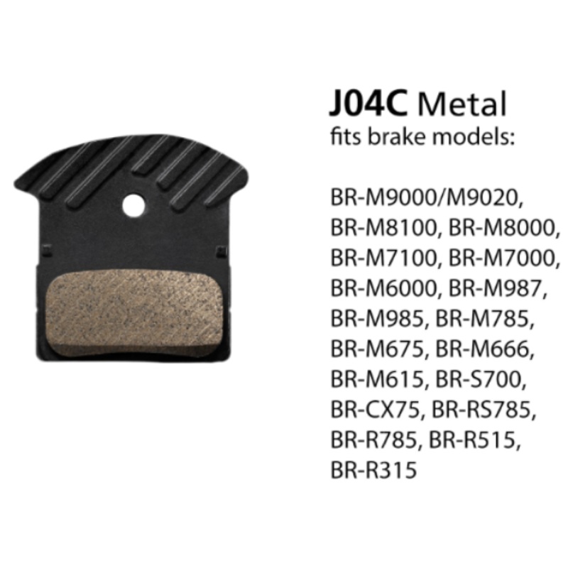 Shimano J04C Metal Brake Pads
