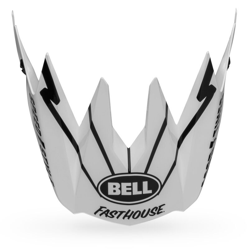 Bell Full-10 Visor|Bell Full-10 Visor Matte / Gloss White / Black