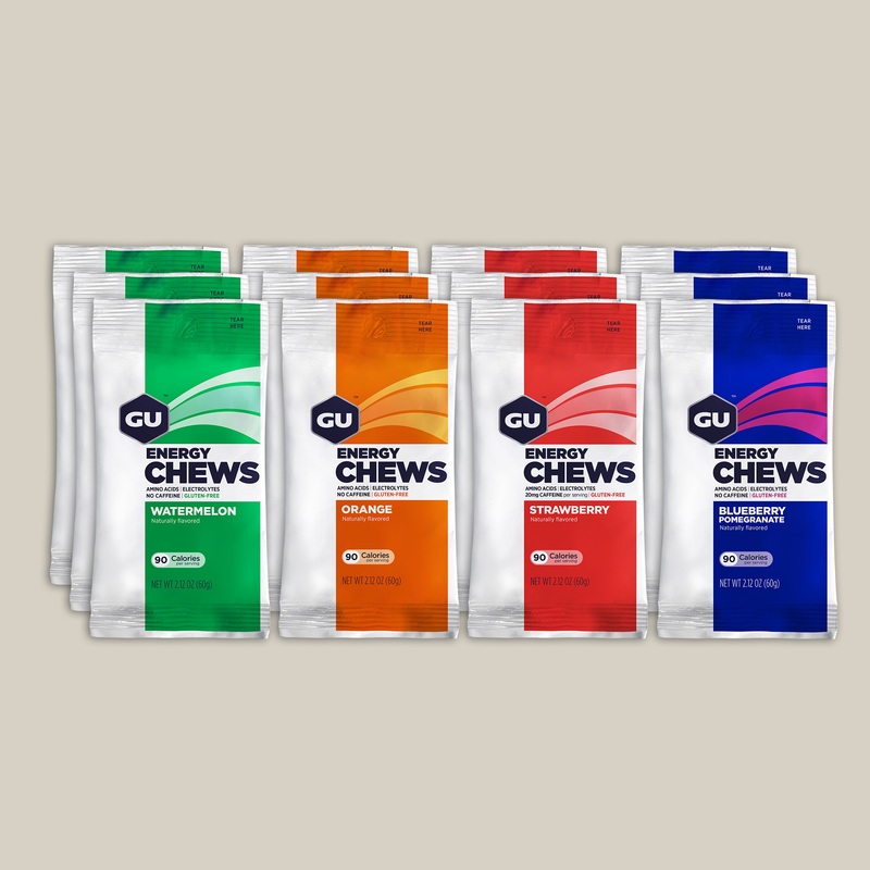 GU Chews (Box of 12 Double Serves)