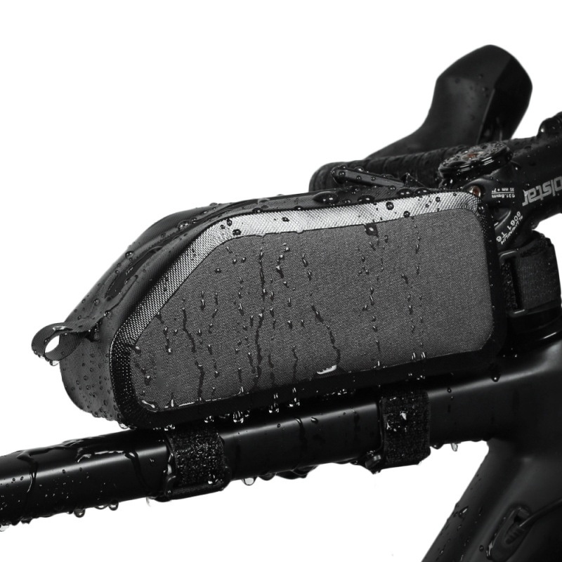 Portable Waterproof Bicycle Front Frame Saddle Bag Bike Tube Bag