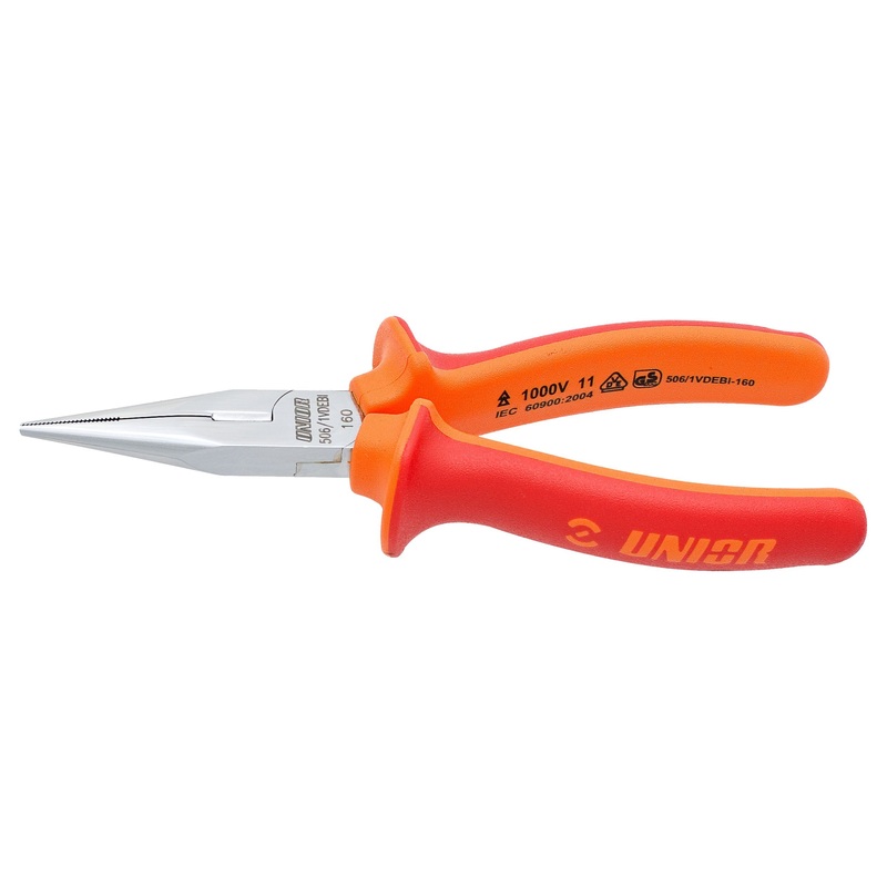 Tool Unior Long Nose Pliers w/Side Cutter
