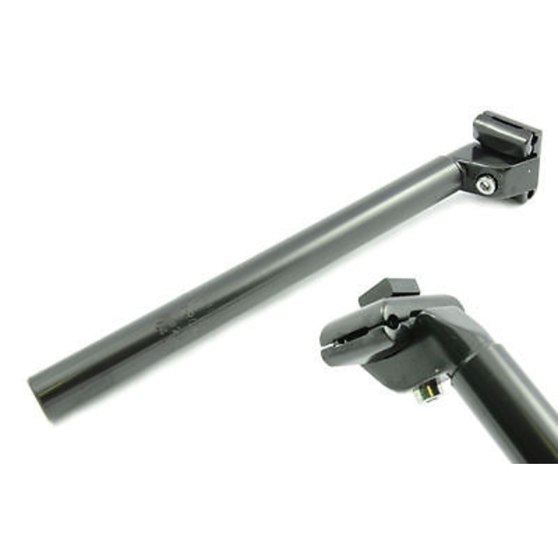 BANKRUPT STOCK MOUNTAIN BIKE TREKKING 25.4mm BLACK ALLOY MICRO SEAT POST 300mm