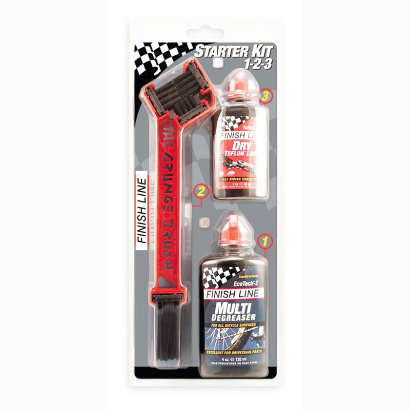 Finishline Grunge Brush|Finish Line Grunge Brush Starter Kit Brush, 120ml Degreaser and 60ml Lube