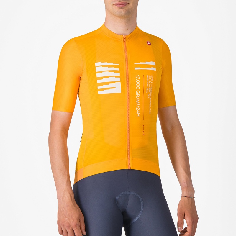 Maglia Castelli Espresso R-A/D – Arancio chiaro