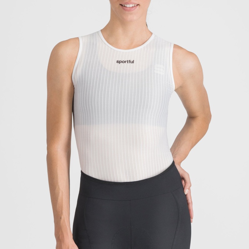 Maglia intima donna senza maniche Sportful Pro Base – Bianco