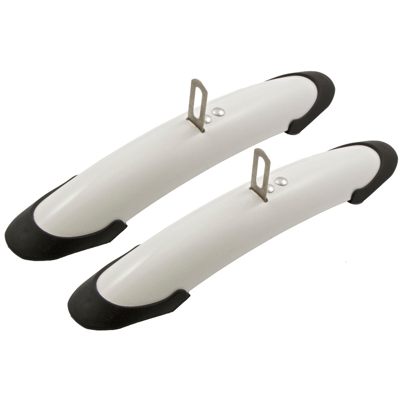 WHITE SHORTIE MUDGUARDS IDEAL FOR 60’s,70’s 80’s RETRO RACING BIKE HARD TO FIND