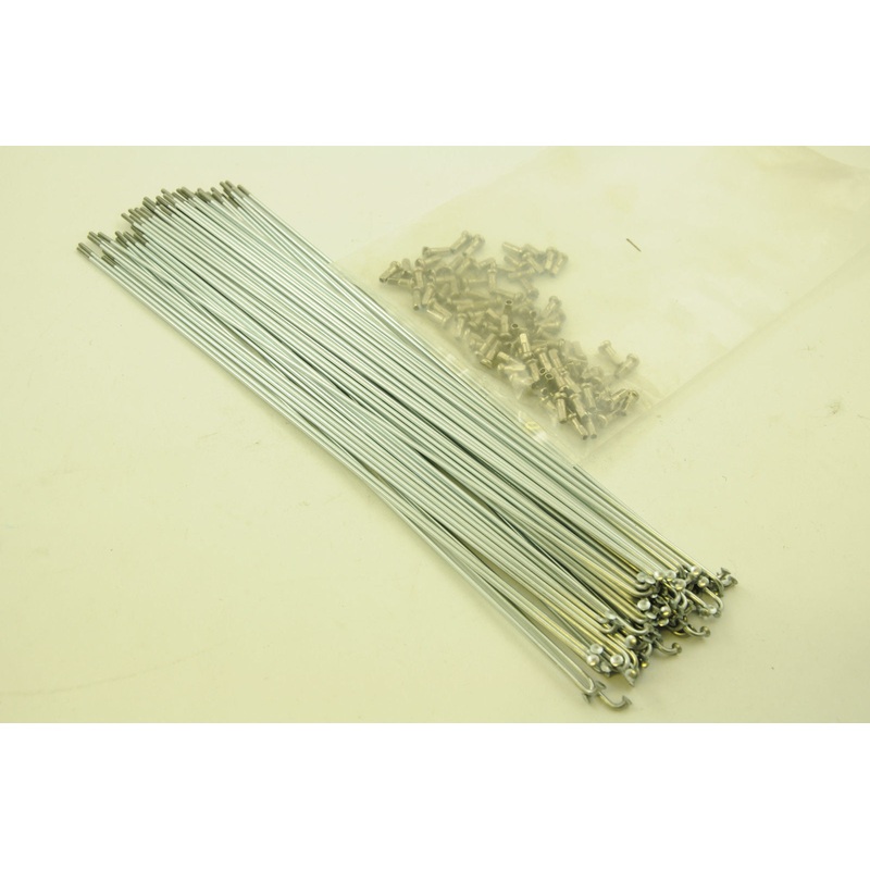 80×14 GAUGE QUALITY SPOKES + NIPPLES MAY SUIT 700c (622) RIM WHEEL TREKKING BIKE