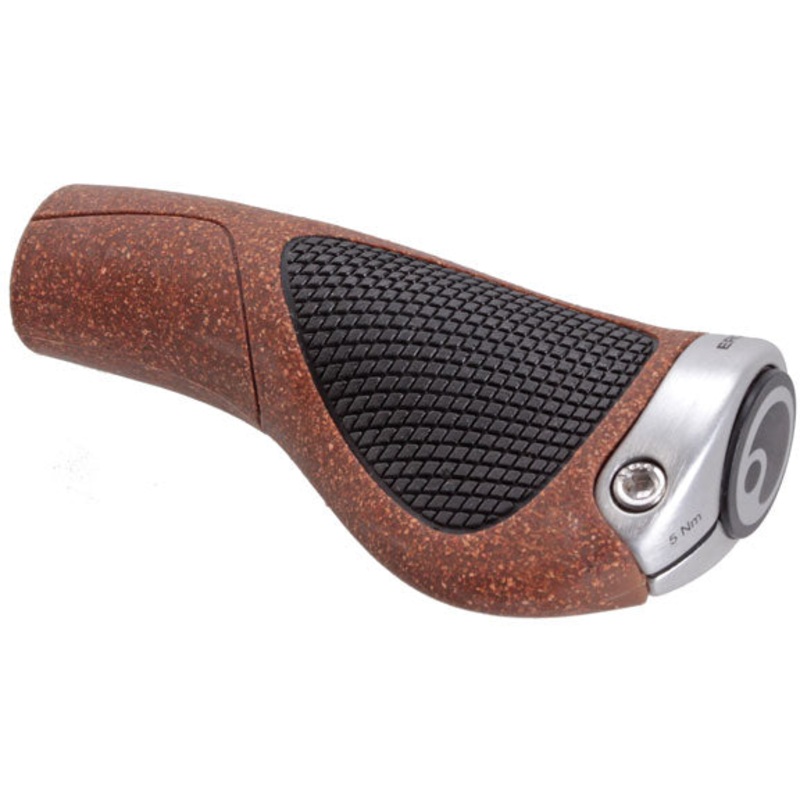 Ergon GP1 BioKork Grips – Lock-On Large Black/Tan