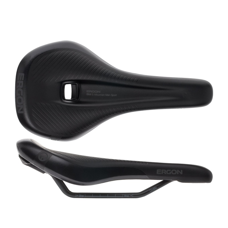 Ergon SM E Mountain Sport Saddle – Chromoly Stealth Mens Medium/Large