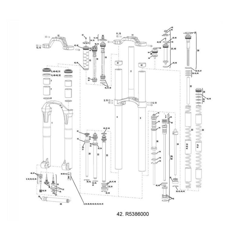 Rockshox Spare – Front Suspension Service Kit – Boxxer Race/Rc 2010-2016: