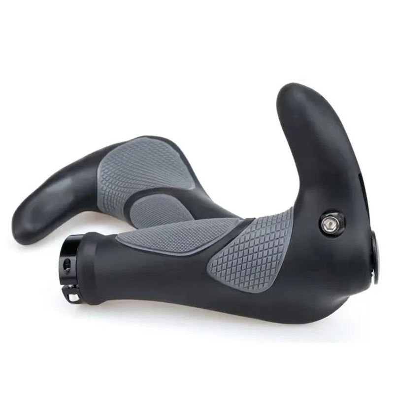 Anti Slip Cycling Ergonomic Dual Lock on Bullhorn Folding MTB Mountain Bike Rubber Grip