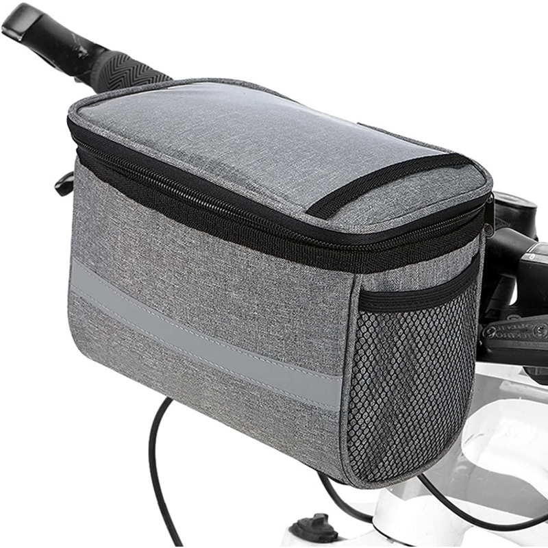 Bike Handlebar Bags Bicycle Front Frame Storage Bicycle Accessories Outdoor Storage Bag