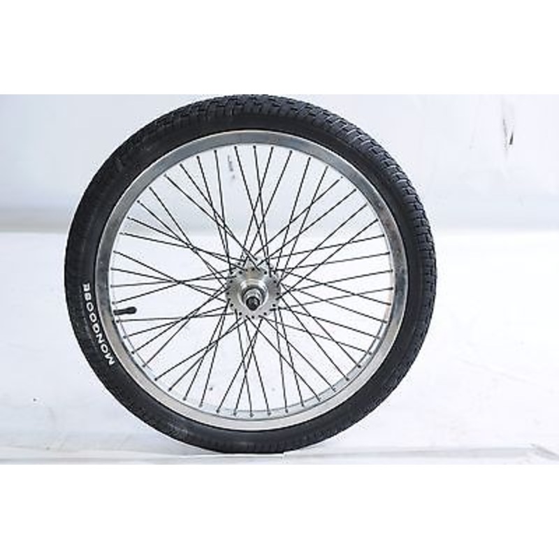 MONGOOSE 48 SPOKE 20BMX REAR WHEEL PLUS 20 x 1.95 TYRE & TUBE 14mm AXLE HEAVY D