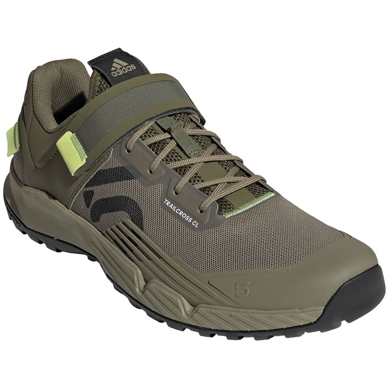 Five Ten Trailcross Mountain Clipless Shoes – Mens Orbit Green/Carbon/Pulse Lime 6.5