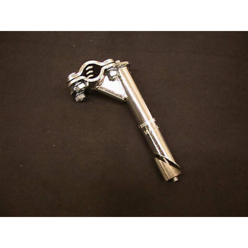 FOUR BOLT HANDLEBAR STEM FOR OLD SCHOOL BMX 21.1mm NEW OLD STOCK 80s MADE NOS