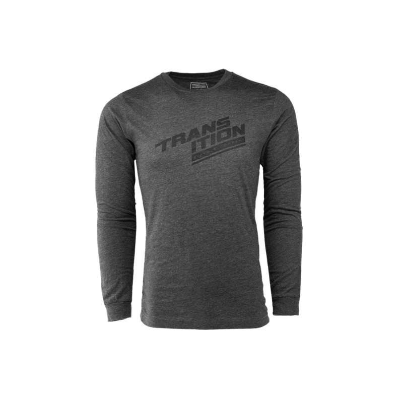 Transition Stack LS T-shirt Dark Heather Grey