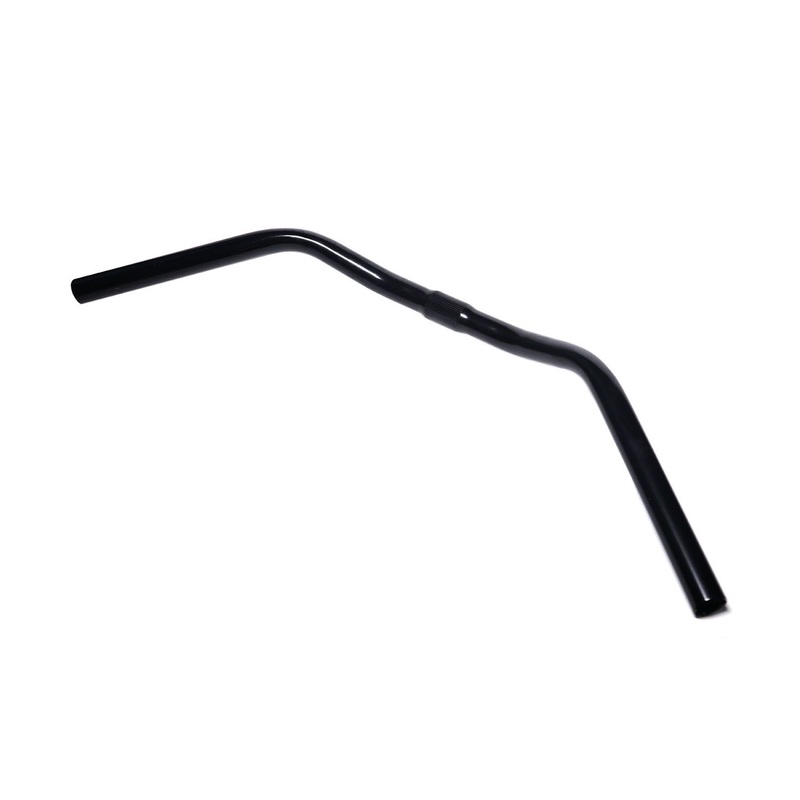 Black E-Bike Electrophoretic Bend Handlebars