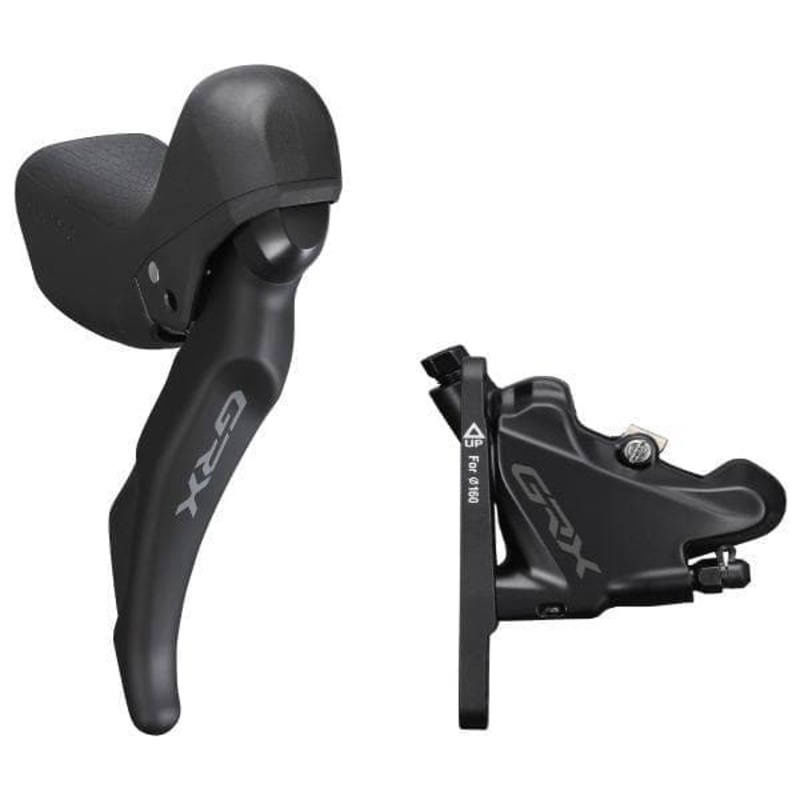Shimano GRX ST-RX600 STI bled with BR-RX400 flat mount calliper