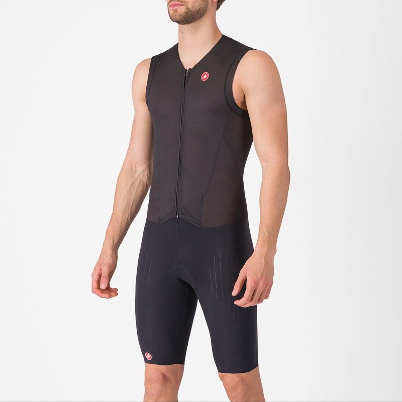 Body senza maniche Castelli Free Sanremo 3 Suit – Nero