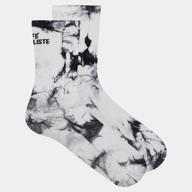 Calze Cafe du Cycliste Tie Dye – Bianco