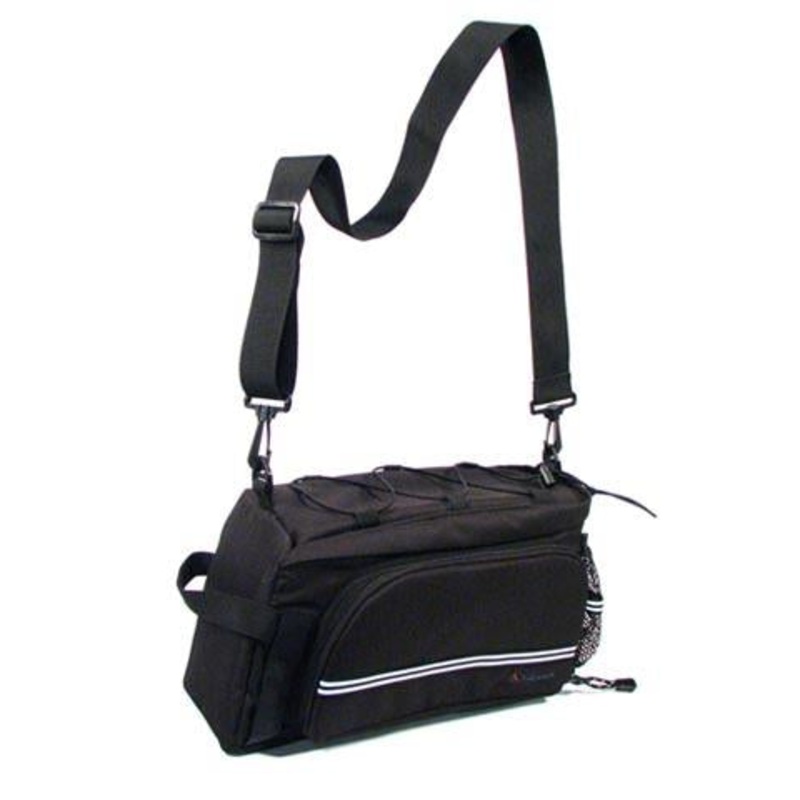 Ontrack – Large Touring Bag|BAG REAR RACK TOP BLACK (UPDATED VERSION)