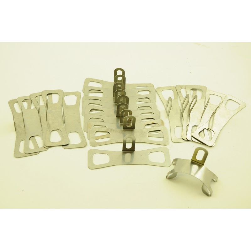 WHOLESALE JOB LOT 20 REAR MUDGUARD SLIDING BRIDGE CLIPS BEND FIT ALL MUDGUARDS