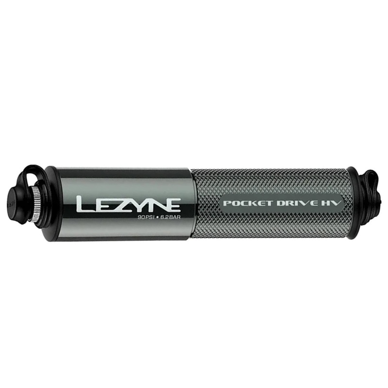 Lezyne Pocket Drive HV Co2 Inflator – Gloss Lite Gray