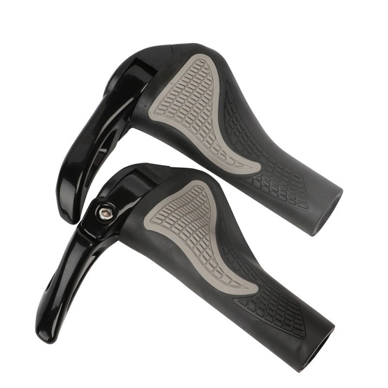 Mountain Bike Ergonomic Pair with Claw Handle Set Aluminum Alloy Grip