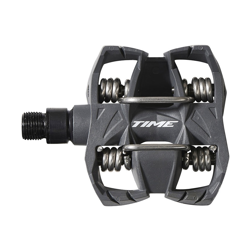 Time ATAC MX 2 Enduro Pedal|TIME ATAC MX 2 Enduro Pedal, Including ATAC Easy Cleats, Grey