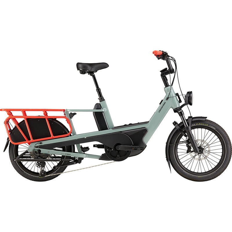 Cannondale Cargowagen|Cannondale Cargowagen Neo Cargo Bike Sage Grey|Cannondale OutFront Commuter Rack Black|Cannondale OutFront Cargo Rack Black|Cannondale Cargowagen Neo Seatpad Black|Cannondale Cargowagen Neo Contain Pannier 48L Black|Cannondale Cargow