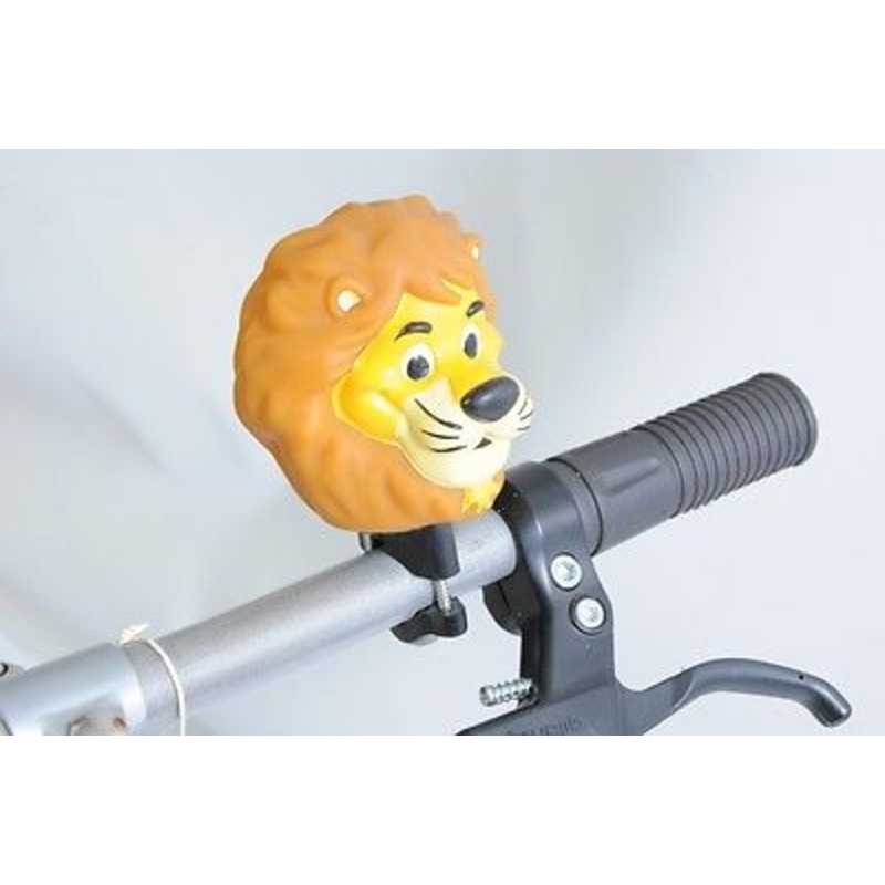 OLD STYLE SQUEEZY CHILDS PUSH HORN LION FUN TOY CIRCUS ANIMAL NOS BARGAIN