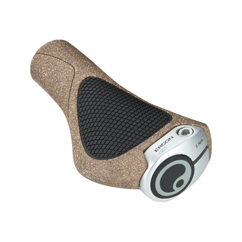 Ergon GC1 BioKork Grips (Black/Tan)