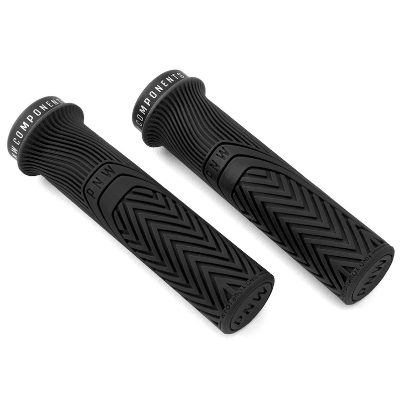 PNW Components Loam Mountain Lock-On Grips (Blackout Black) (Regular)