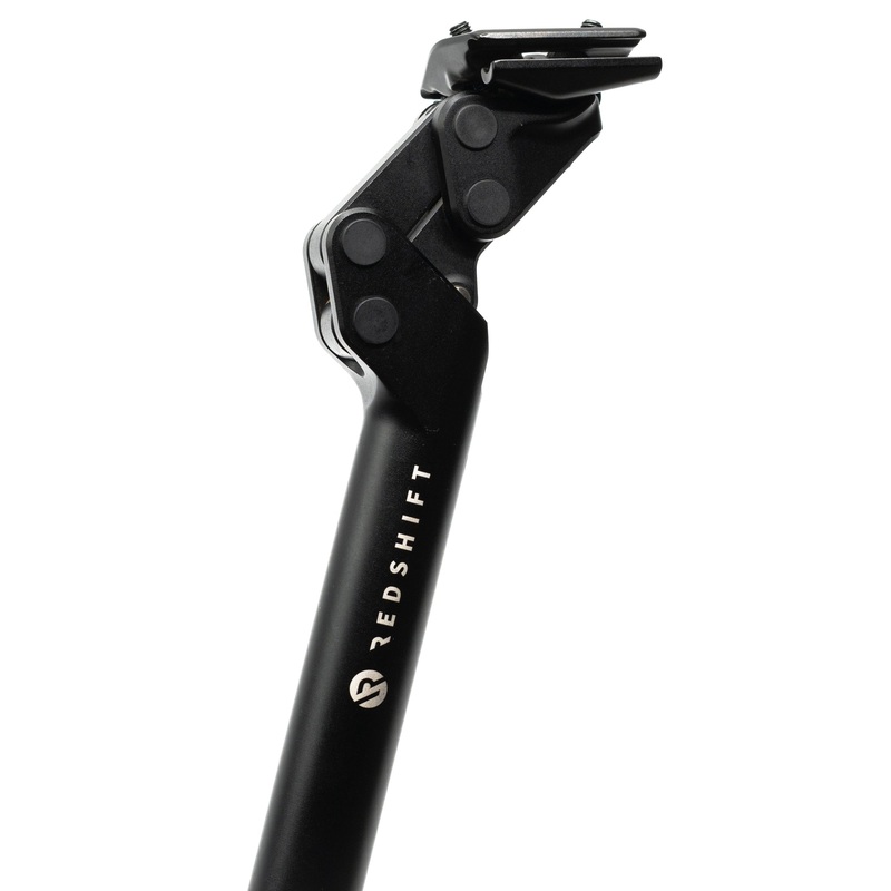 Redshift Sports ShockStop Endurance Suspension Seatpost – 27.2 x 350mm 35mm Travel Aluminum BLK