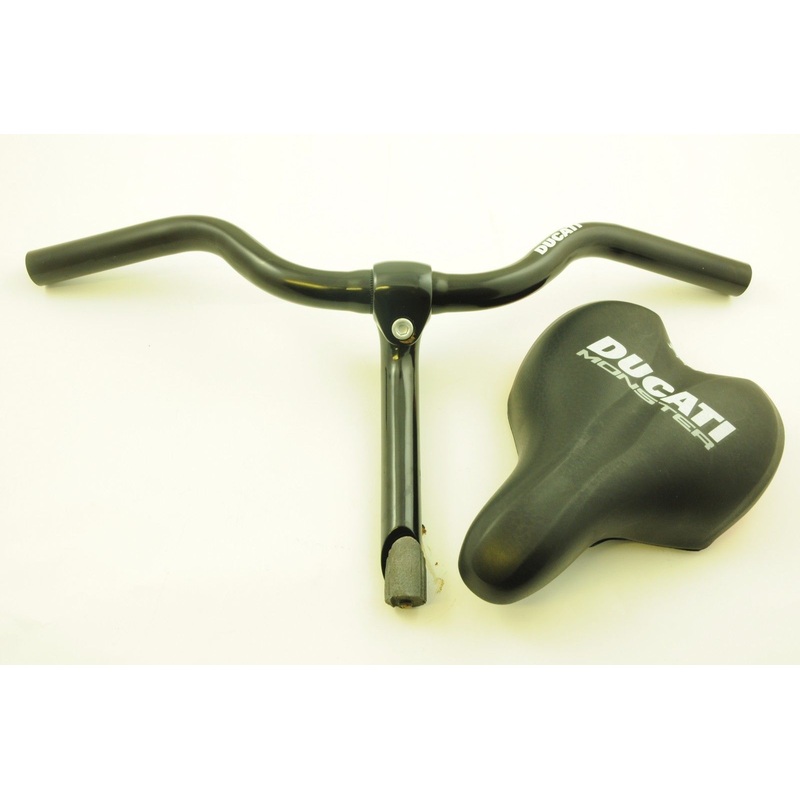 12- 14WHEEL KIDDIES BIKE HANDLEBAR & STEM PLUS SADDLE SET QUALITY DUCATI BRAND