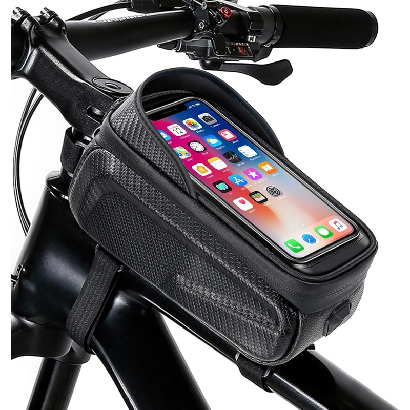 Bike Front Beam Bag Mobile Phone Storage Bag Bike Front Load Bag Waterproof Load Bag Riding Equipment Accessories