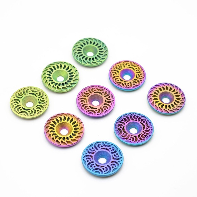 Custom Bike Accessories 3D Printed Metal Titanium Alloy Bicycle Handlebar Stem Cap