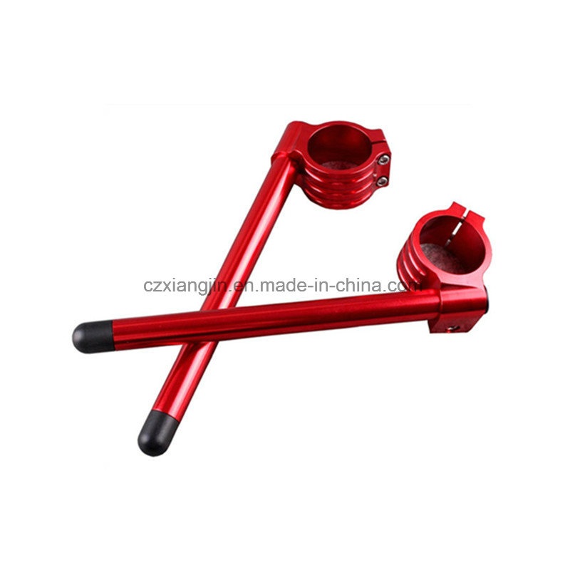 Custom CNC Motorcycle Parts Aluminium Handle Bar Clip on